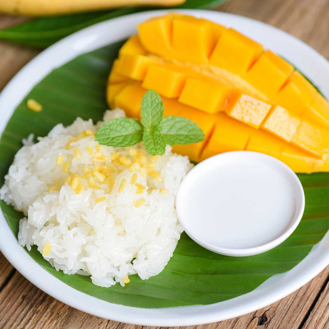 Mango sticky rice - Opskrift ️ Authentic Thai - Madlavning